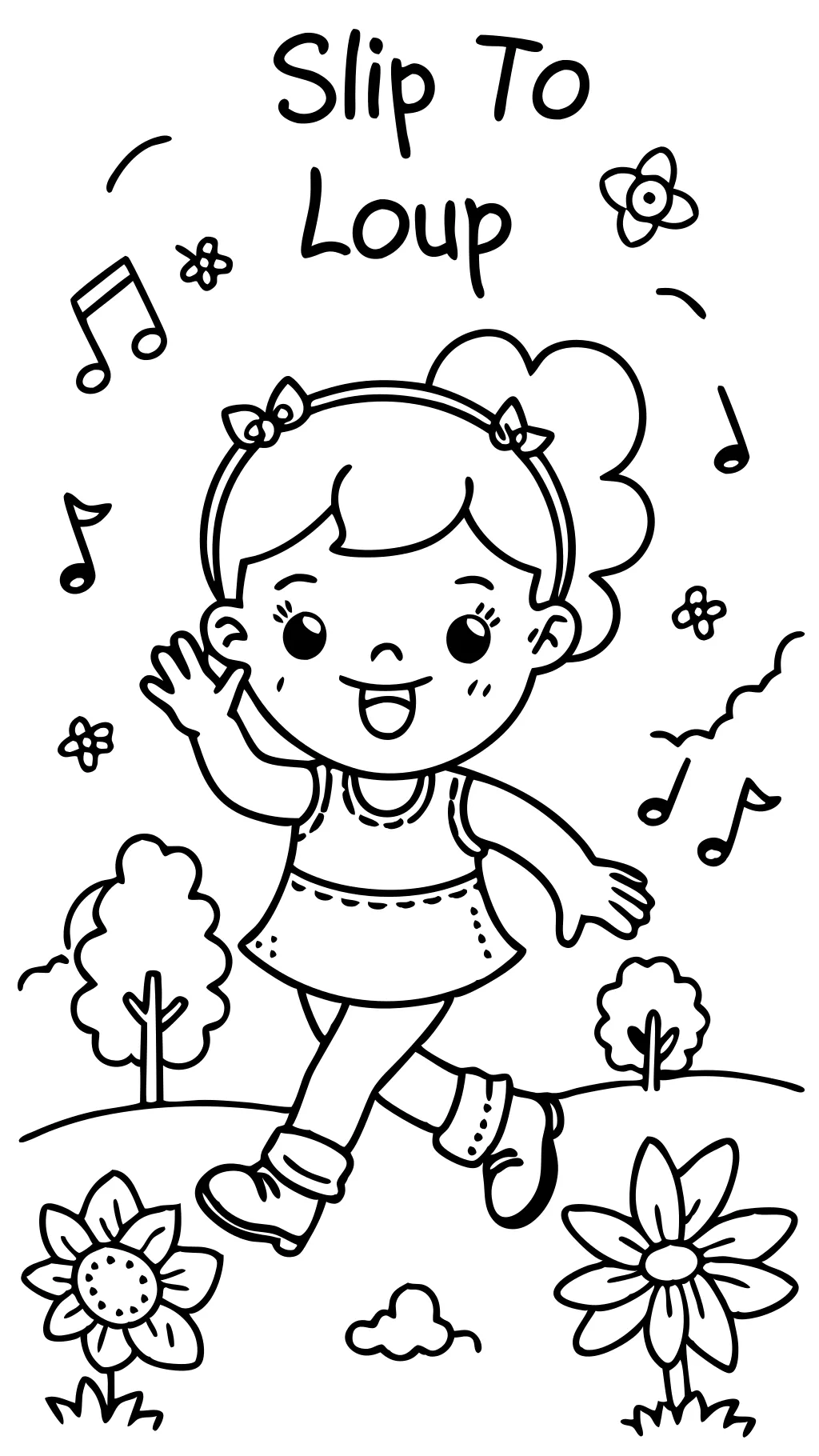 skip to my lou coloring pages